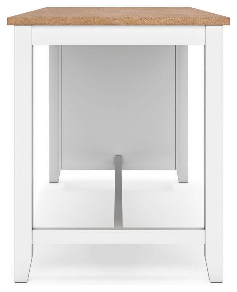 Gesthaven Dining Set (Up to 4 Barstools)