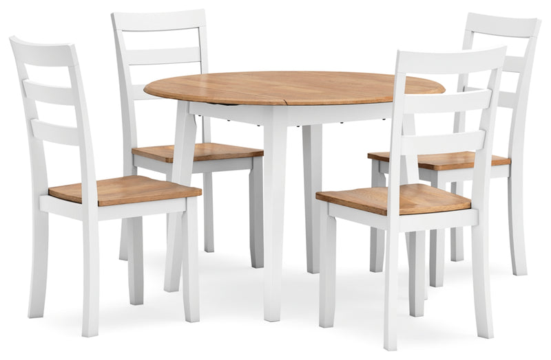 Gesthaven Dining Set (Up to 4 Barstools)