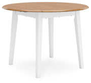 Gesthaven Round Dining Room Drop Leaf Table