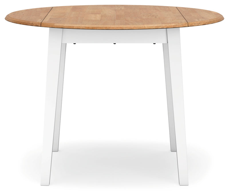 Mesa de comedor redonda con alas plegables Gesthaven