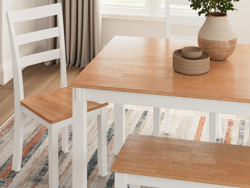 Gesthaven Dining Set (Up to 4 Barstools)