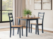 Gesthaven Dining Set (Up to 4 Barstools)