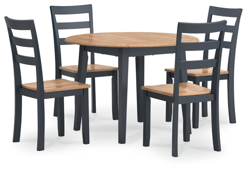 Gesthaven Dining Set (Up to 4 Barstools)