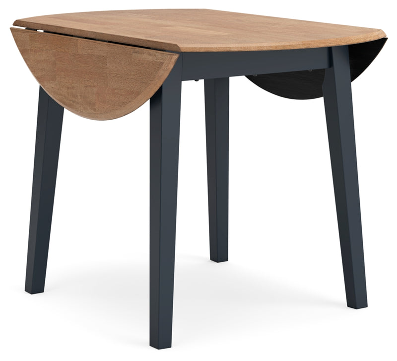 Mesa de comedor redonda con alas plegables Gesthaven
