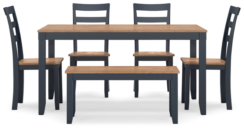 Gesthaven Dining Set (Up to 4 Barstools)