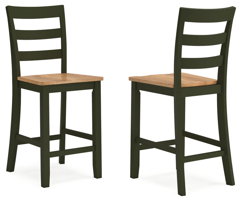 Gesthaven Dining Set (Up to 4 Barstools)