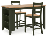 Gesthaven Dining Set (Up to 4 Barstools)