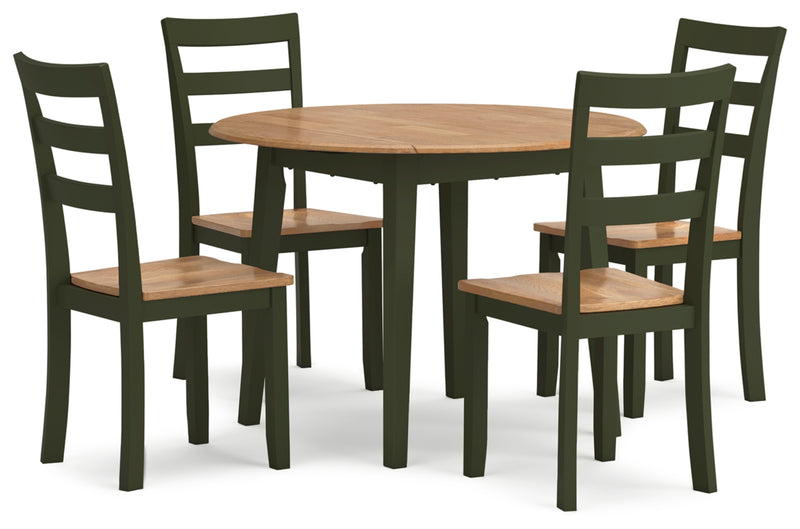 Gesthaven Dining Set (Up to 4 Barstools)