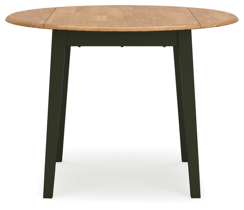 Mesa de comedor redonda con alas plegables Gesthaven