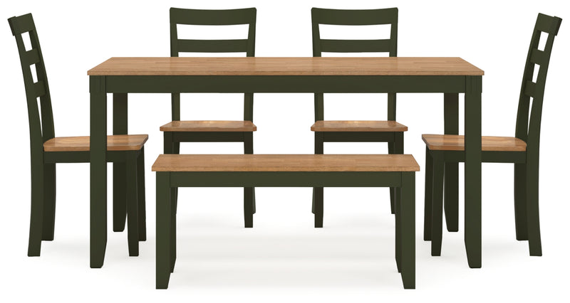 Gesthaven Dining Set (Up to 4 Barstools)