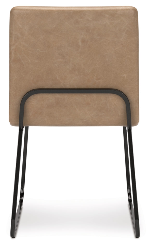 Silla auxiliar tapizada para comedor Pharwynn