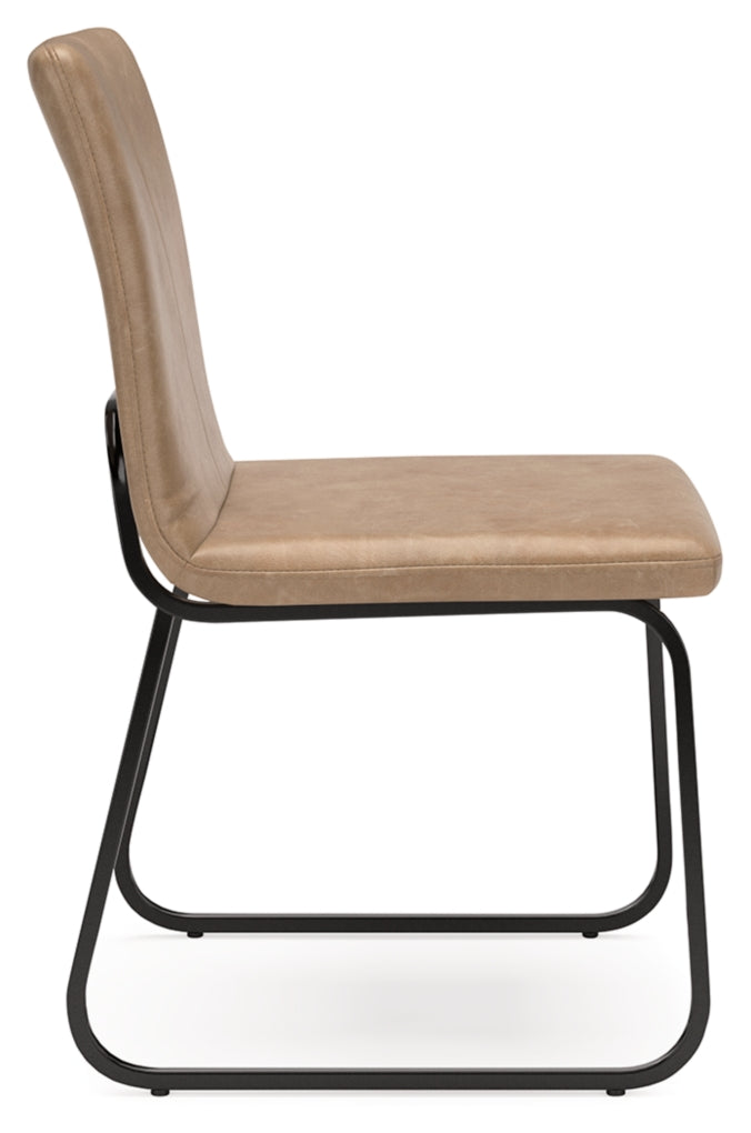 Silla auxiliar tapizada para comedor Pharwynn