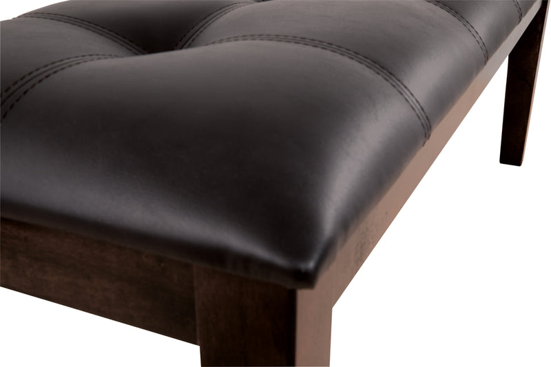 Banco grande tapizado para comedor Haddigan