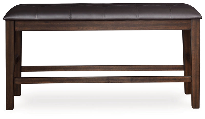Haddigan DBL Counter Upholstered Bench