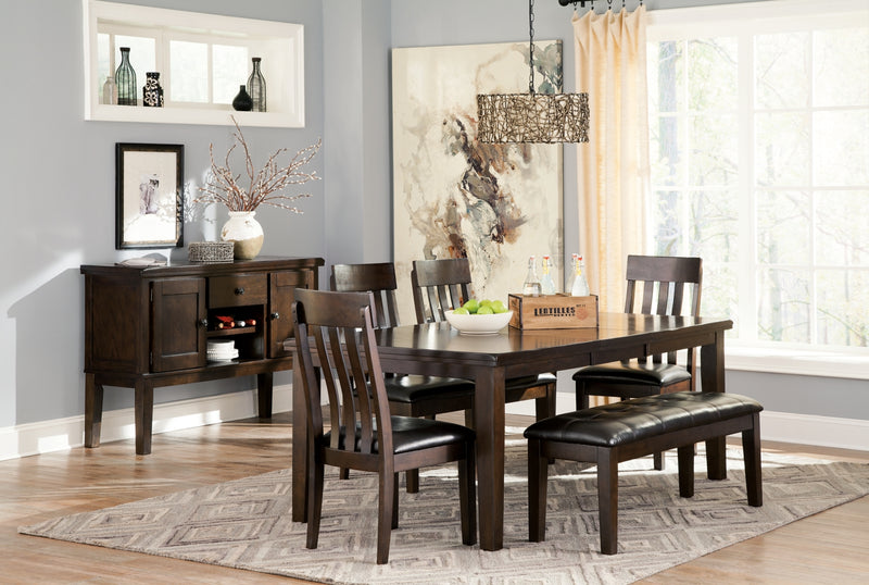 Banco grande tapizado para comedor Haddigan