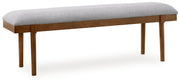 Lyncott Large Upholstered Dining Room Bench