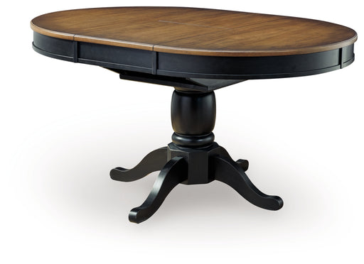 Loganeer Oval Dining Room Butterfly Extension Table