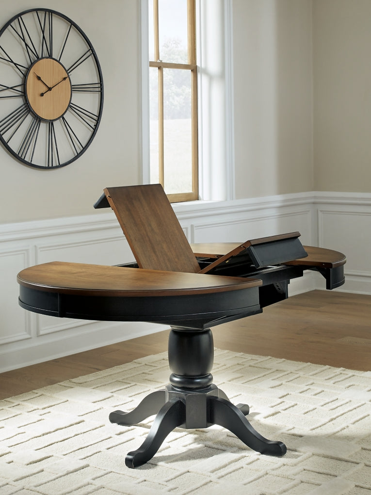 Loganeer Oval Dining Room Butterfly Extension Table