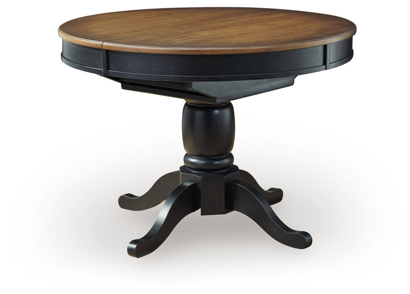 Loganeer Oval Dining Room Butterfly Extension Table