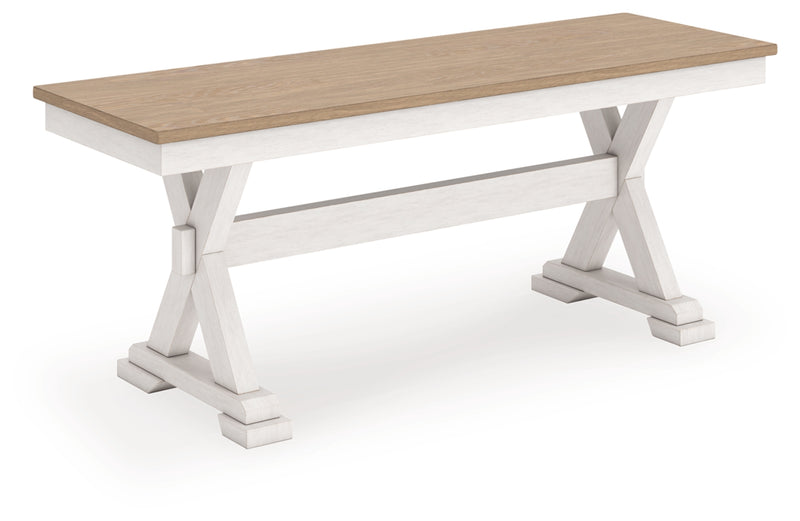 Westlinport Large Dining Room Bench