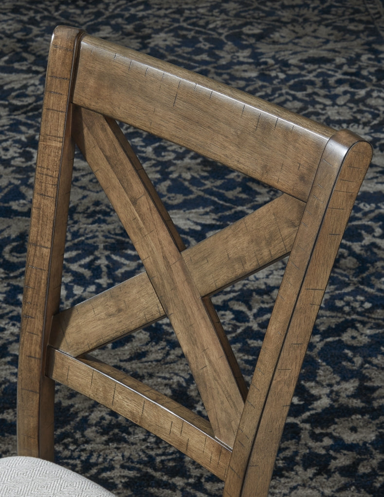 Silla Lateral Tapizada de Comedor Moriville