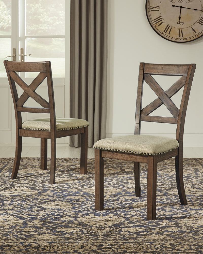 Silla Lateral Tapizada de Comedor Moriville