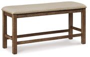 Moriville Double Upholstered Bench