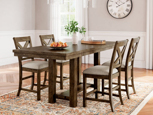 Moriville Dining Set (Up to 6 Barstools)