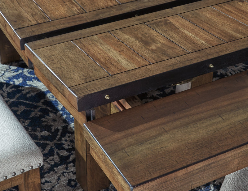 Mesa de comedor extensible rectangular Moriville