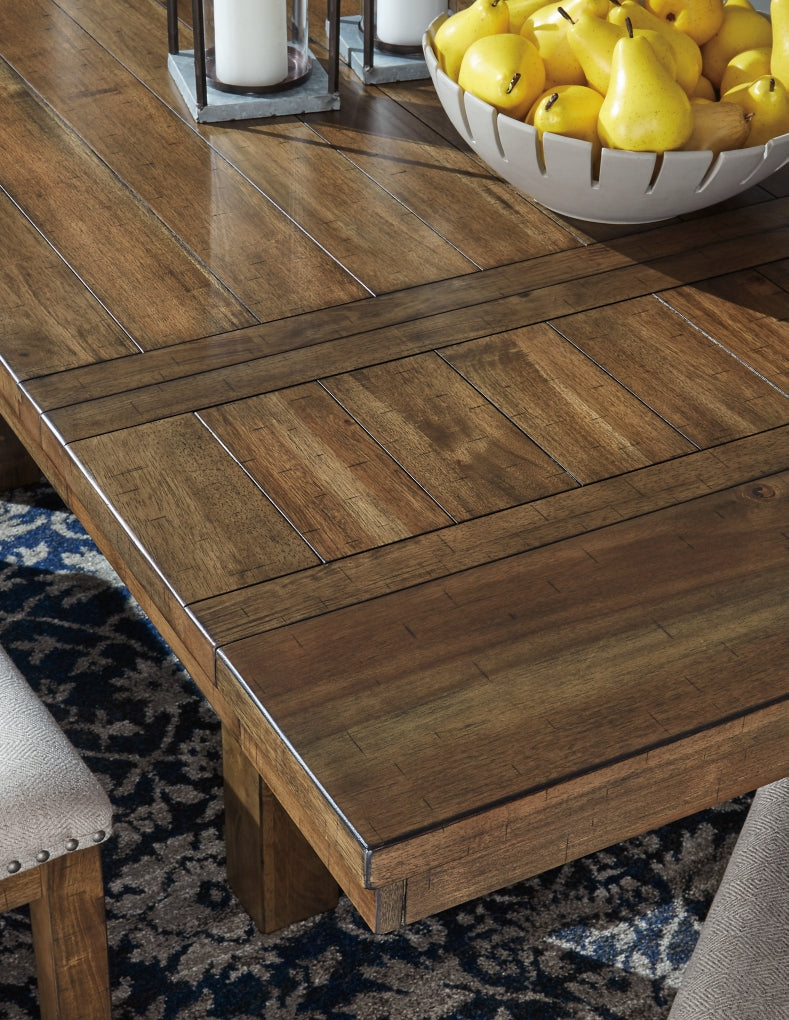 Mesa de comedor extensible rectangular Moriville