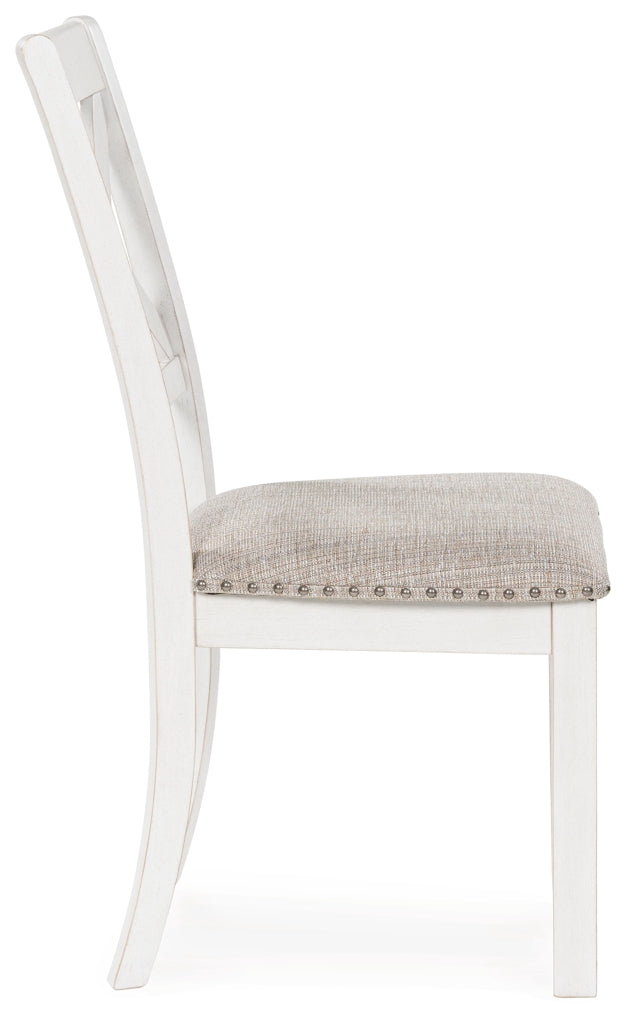 Silla lateral tapizada para comedor Robbinsdale