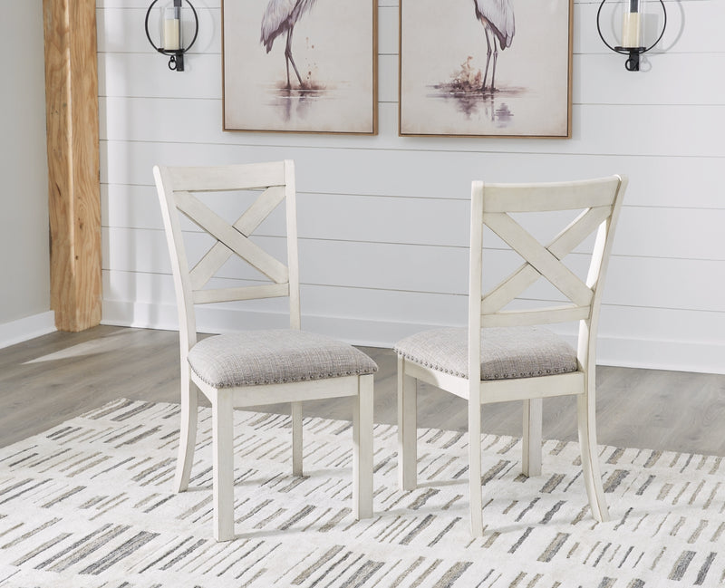 Silla lateral tapizada para comedor Robbinsdale