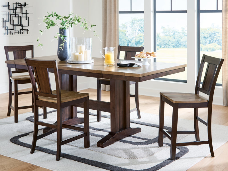 Rylandeen Counter Height Dining Set (Up to 8 Barstools)