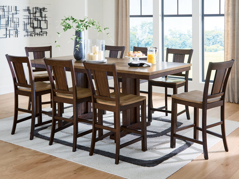 Rylandeen Counter Height Dining Set (Up to 8 Barstools)