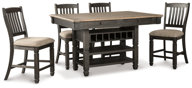 Tyler Creek Dining Set (Up to 6 Barstools)