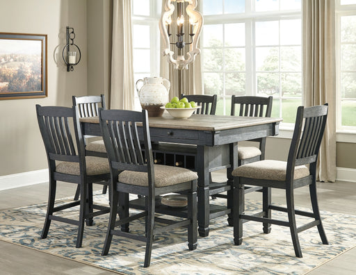 Tyler Creek Dining Set (Up to 6 Barstools)
