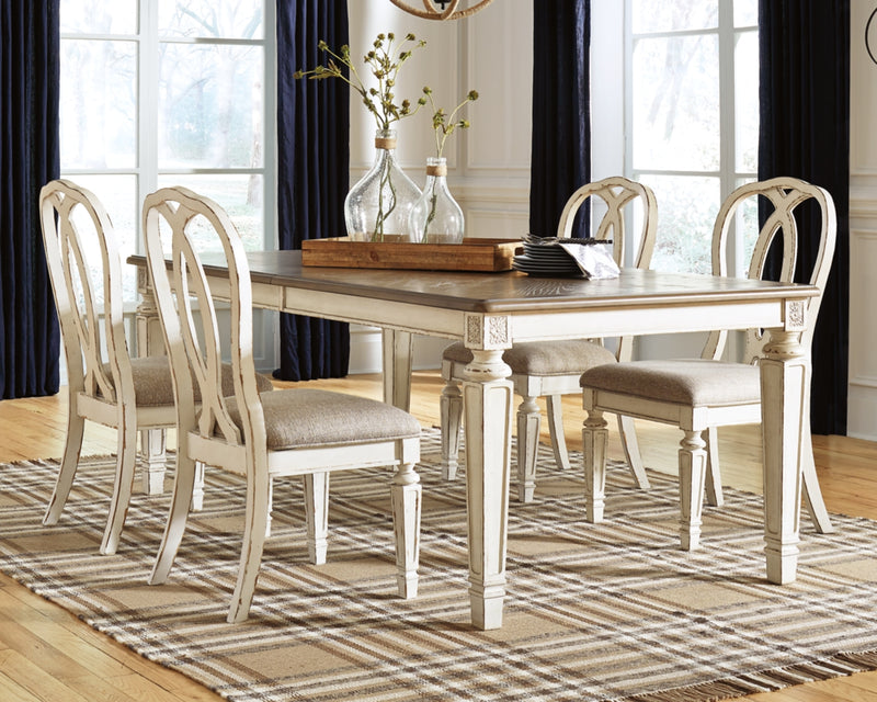 Mesa de comedor extensible Realyn RECT