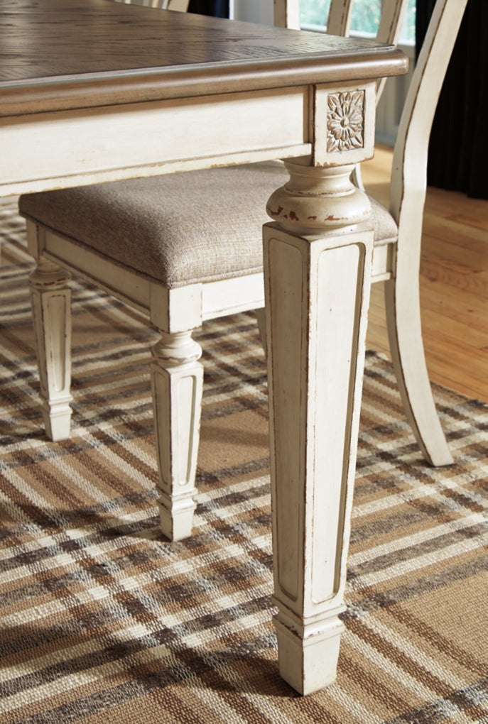 Mesa de comedor extensible Realyn RECT