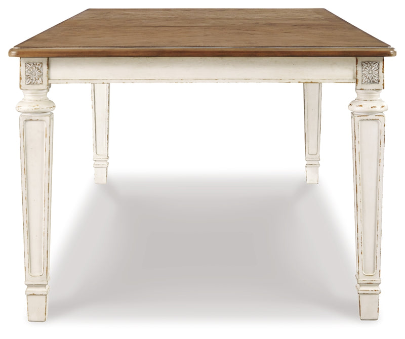 Mesa de comedor extensible Realyn RECT