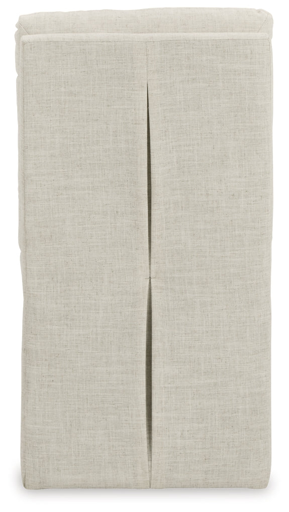 Silla de comedor lateral tapizada Krystanza