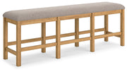 Havonplane XL Counter Upholstered Dining Room Bench