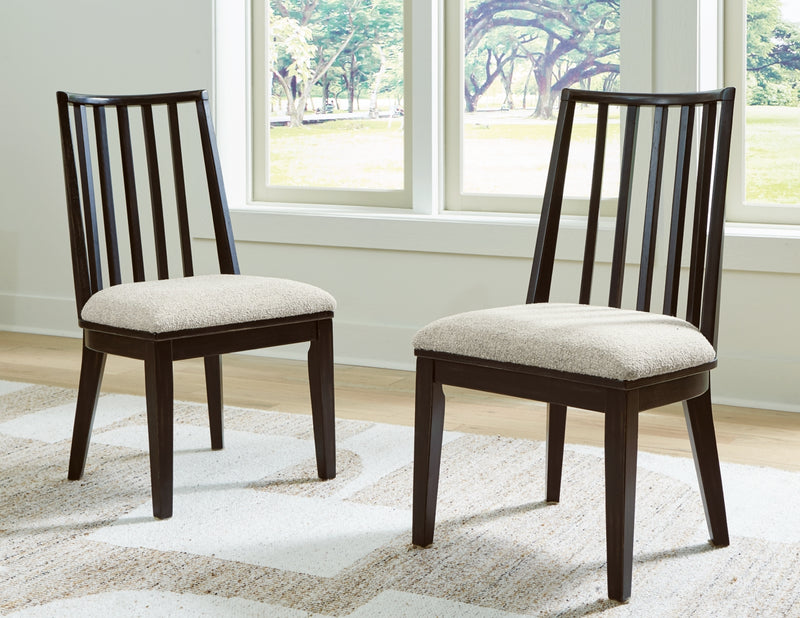Silla tapizada de comedor Galliden
