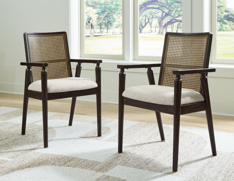 Silla tapizada de comedor Galliden