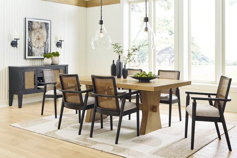 Silla tapizada de comedor Galliden