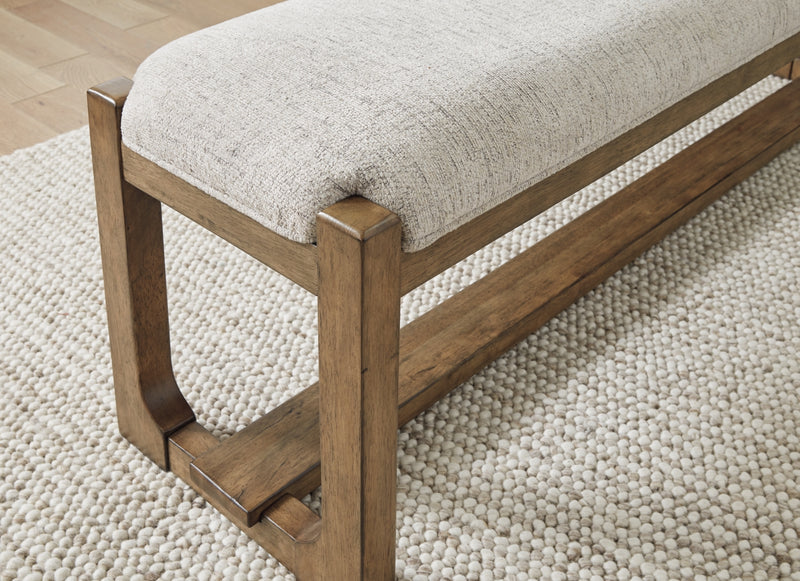 Cabalynn Large Upholstered Dining Room Bench