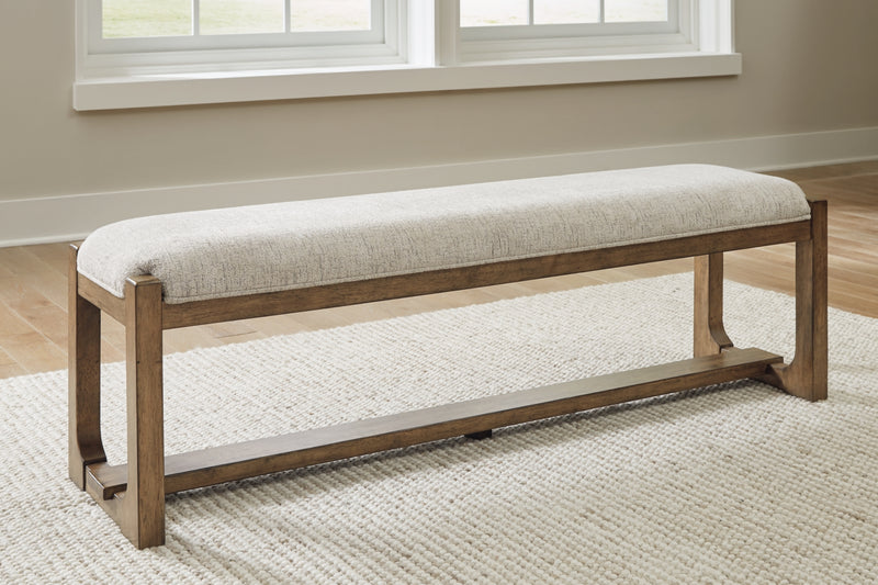 Cabalynn Large Upholstered Dining Room Bench