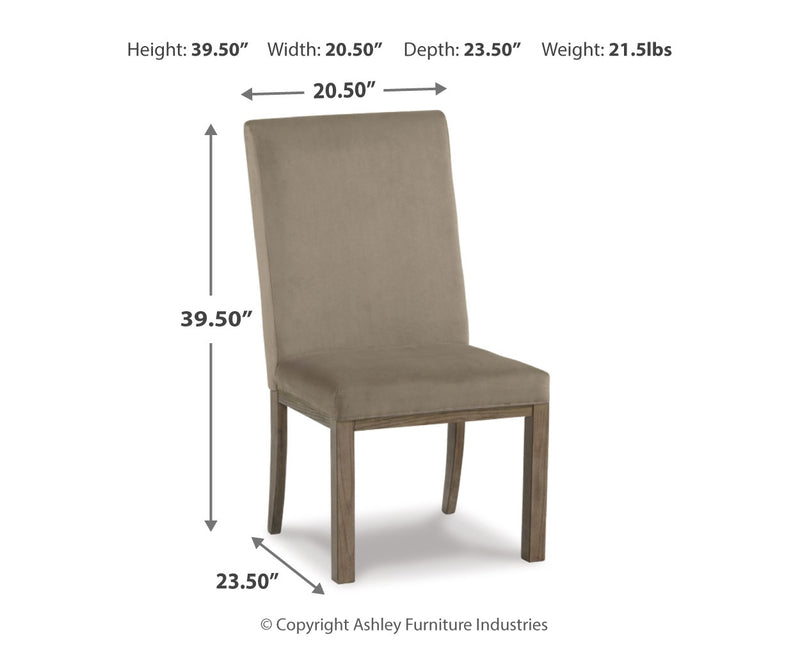 Chrestner Dining Upholstered Side Chair