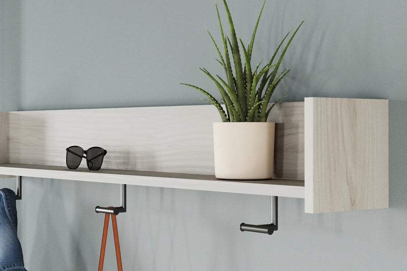 Perchero de pared Socalle con estante
