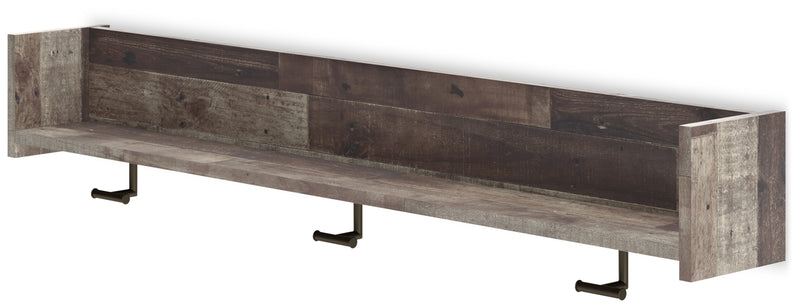 Colgador de pared Neilsville con estante