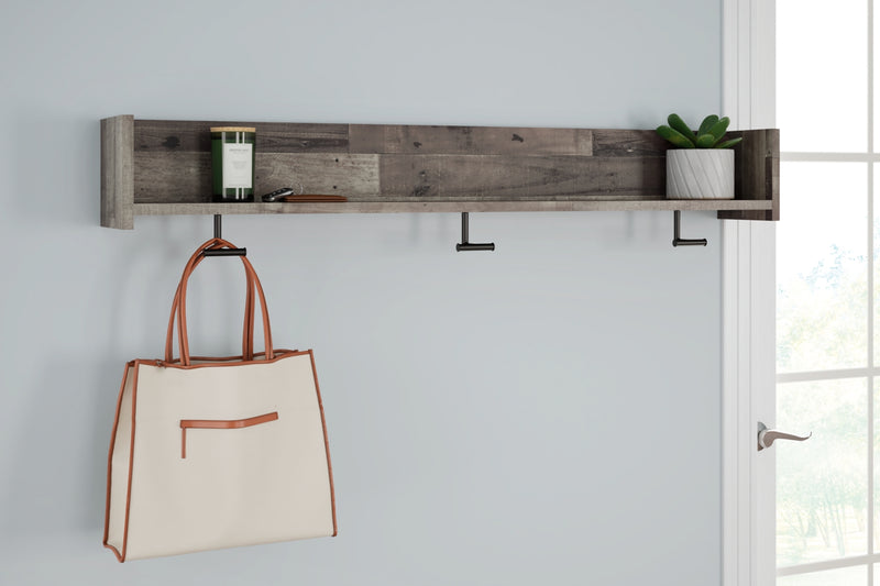 Colgador de pared Neilsville con estante